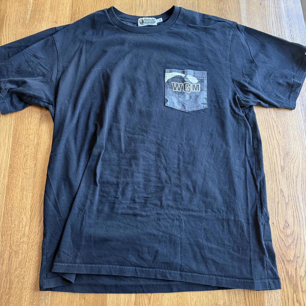 Bape WGM Black pocket shirt  Size 2XL